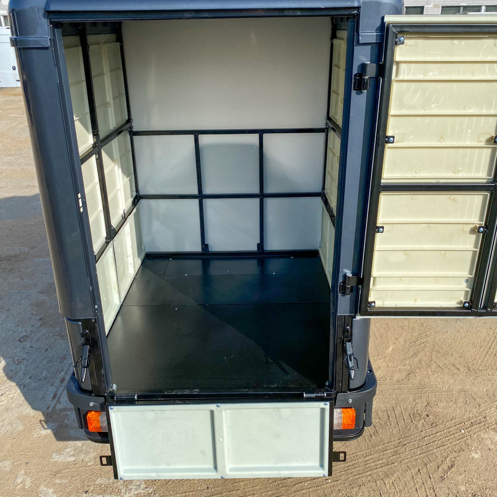 Трицикл грузовой GreenCamel Тендер E1200 (72V 2500W) кабина, BOX, понижающая