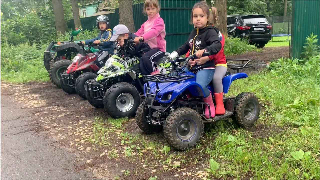 Квадроцикл GreenCamel Гоби K51 (36V 800W R7 Цепь) быстросъем, ножной тормоз