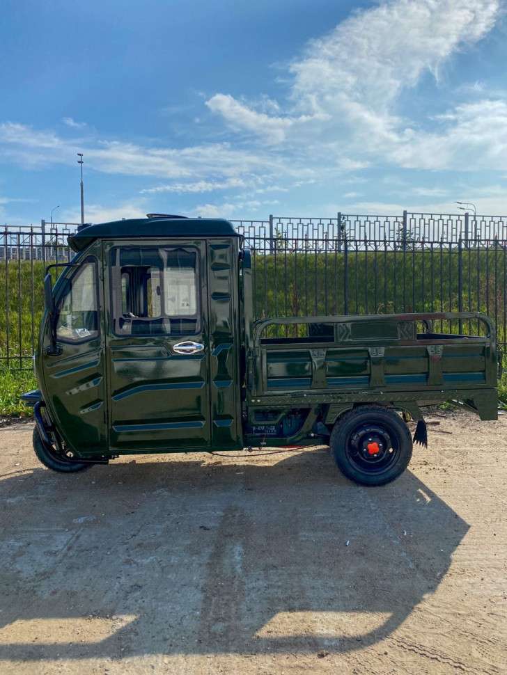 Трицикл грузовой GreenCamel Тендер D1500 (60V 1000W) кабина, понижающая