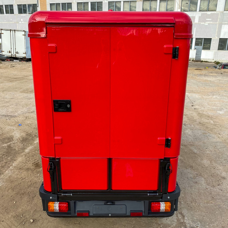 Трицикл грузовой GreenCamel Тендер E1200 (72V 2500W) кабина, BOX, понижающая